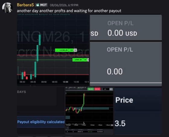 Payout screenshot