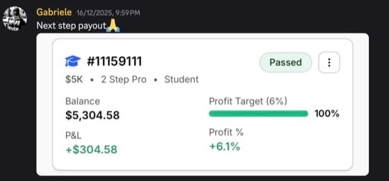 Payout screenshot